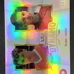 2024 Moje Kartičky Dynamo 100 DD Trios Rainbow 57 Jiří Šejba | Dominik Hašek Paralel /100