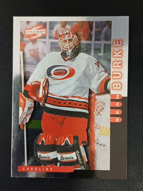 1997/1998 Pinnacle Score Golden Blades 1 Sean Burke Paralel