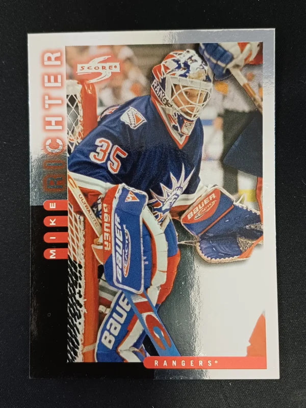 1997/1998 Pinnacle Score Golden Blades 11 Mike Richter Paralel
