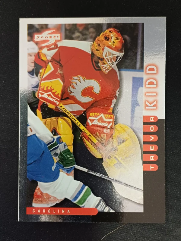 1997/1998 Pinnacle Score Golden Blades 37 Trevor Kidd Paralel