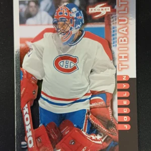 1997/1998 Pinnacle Score Golden Blades 41 Jocely Thibault Paralel