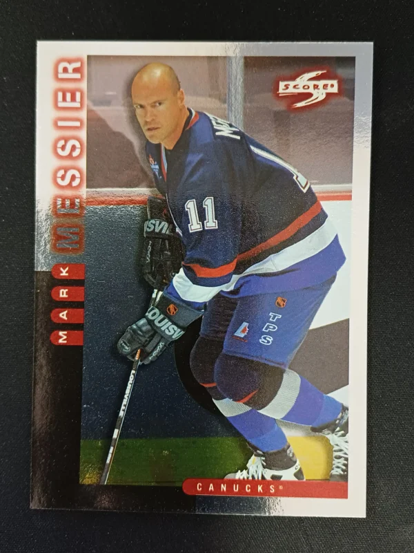 1997/1998 Pinnacle Score Golden Blades 85 Mark Messier Paralel
