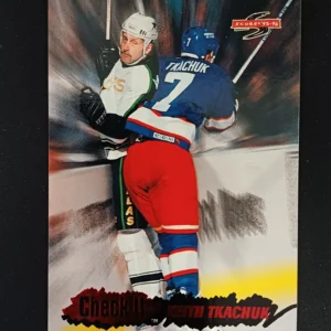 1995/1996 Pinnacle Score Check-It 11 of 12 Keith Tkachuk Inzert