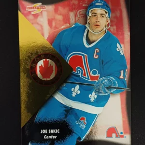 1995/1996 Pinnacle Score Border Battle 04 of 15 Joe Sakic Inzert