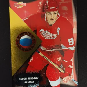 1995/1996 Pinnacle Score Border Battle 13 of 15 Sergei Fedorov Inzert
