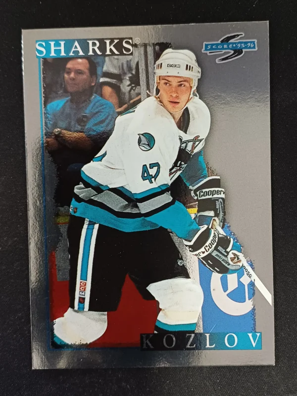 1995/1996 Pinnacle Score Black Ice 114 Viktor Kozlov Paralel