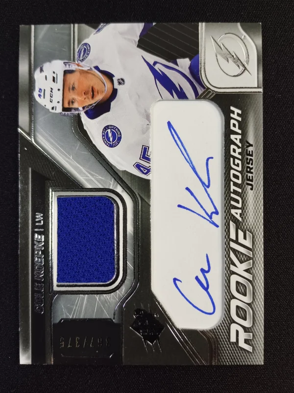 2022/2023 Upper Deck SPx Rookie Autgraph Jersey CK Cole Koepke AUTO Jersey 367/275
