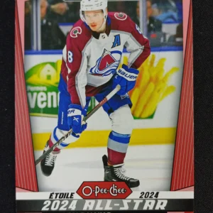 2024/2025 Upper Deck O-Pee-Chee Red Border 512 Cale Makar Paralel