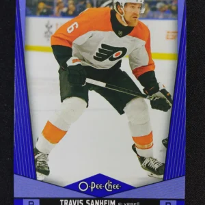 2024/2025 Upper Deck O-Pee-Chee Blue Border 124 Travis Sanheim Paralel