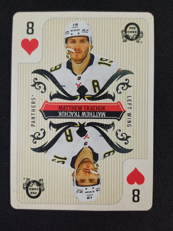 2024/2025 Upper Deck O-Pee-Chee Playing Cards Eight of Hearts Matthew Tkachuk Inzert