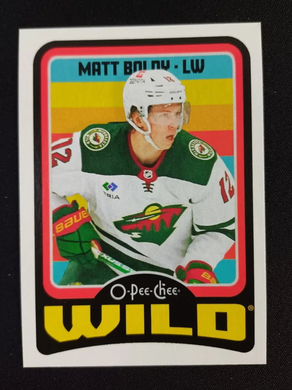 2024/2025 Upper Deck O-Pee-Chee Retro 3 Matt Boldy Paralel