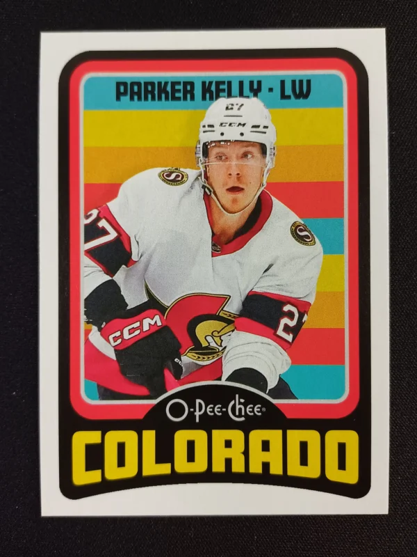 2024/2025 Upper Deck O-Pee-Chee Retro 187 Parker Kelly Paralel