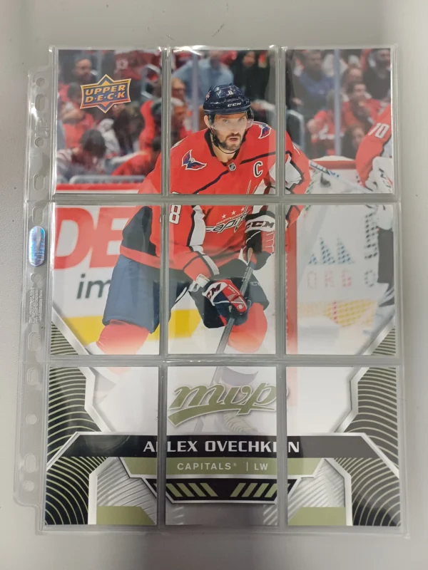 2020/2021 Upper Deck MVP Puzzle Back 9 karet Alex Ovechkin Inzert