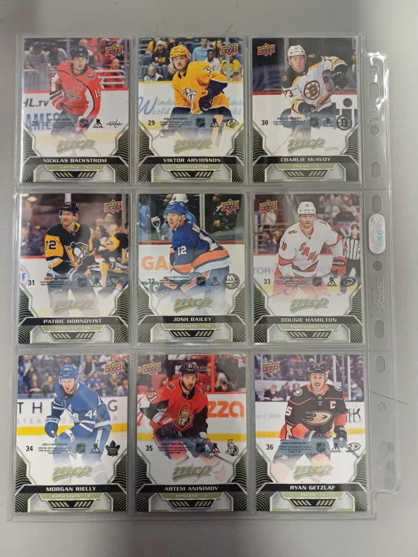 2020/2021 Upper Deck MVP Puzzle Back 9 karet Alex Ovechkin Inzert - Image 2