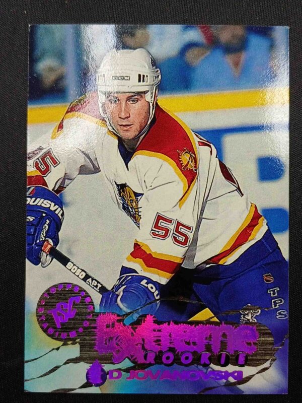 1995/1996 Topps Stadium Club Extreme Rookies ER196 Ed Jovanovski Inzert