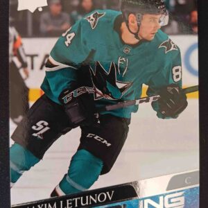 2020/2021 Upper Deck Series 2 Young Guns 487 Maxim Letunov Inzert