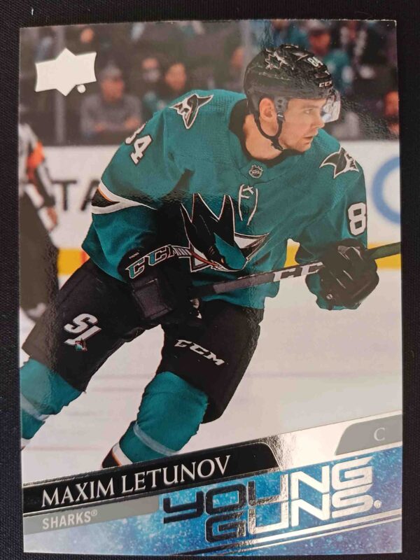 2020/2021 Upper Deck Series 2 Young Guns 487 Maxim Letunov Inzert
