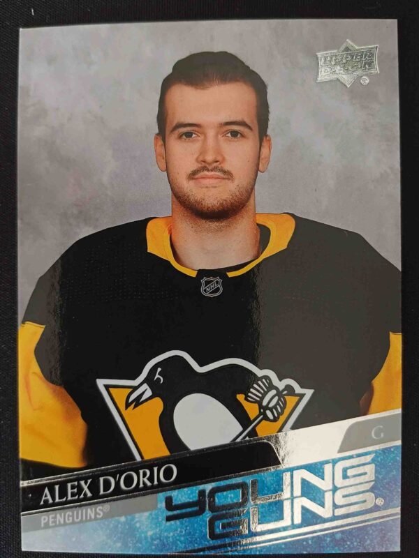 2020/2021 Upper Deck Extended Young Guns 719 Alex dOrio Inzert