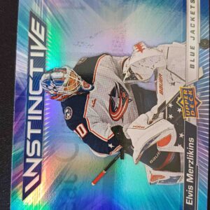 2023/2024 Upper Deck Series 2 Instinctive IN-16 Elvis Merzlikins Inzert