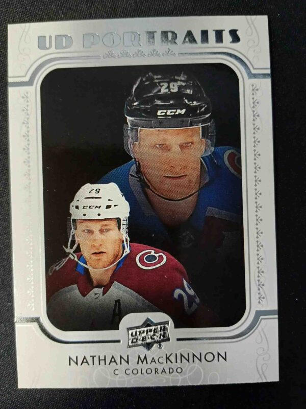 2019/2020 Upper Deck Series 1 Portraits P-10 Nathan MacKinnon Inzert