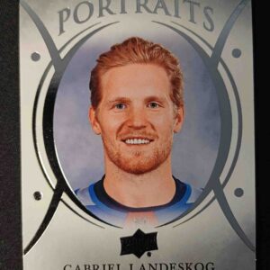 2018/2019 Upper Deck Series 2 Portraits P-36 Gabriel Landeskog Inzert