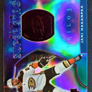 2020/2021 Upper Deck Trilogy Rookie Super Stage Red Foil RSS-9 Jani Hakanpaa Inzert 582/999