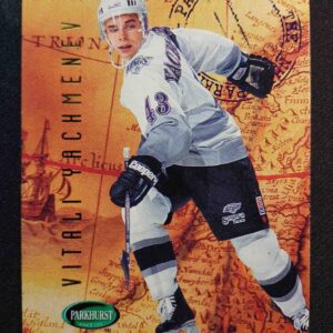 1995/1996 Parkhurst International Passport to the NHL 506 Vitali Yachmenev Inzert