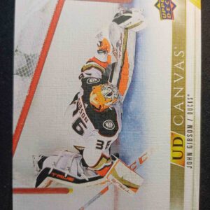 2022/2023 Upper Deck Series 1 Canvas C29 John Gibson Inzert