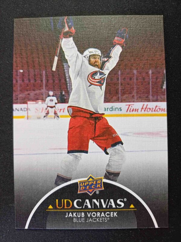 2021/2022 Upper Deck Extended Canvas Black C294 Jakub Voracek Inzert