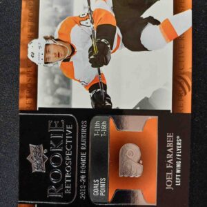 2020/2021 Upper Deck Series 1 Rookie Retrospective RR-06 Joel Farabee Inzert
