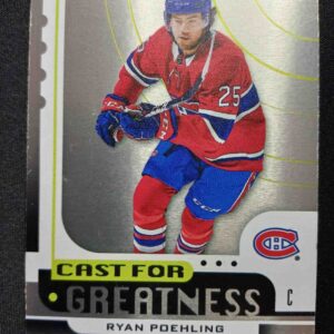 2019/2020 Upper Deck Synergy Cast for Greatness CG-1 Ryan Poehling Inzert