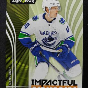 2019/2020 Upper Deck Synergy Impactful Performers IP-16 Elias Pettersson Inzert