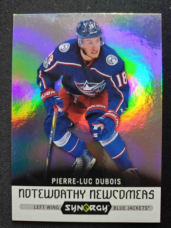 2017/2018 Upper Deck Synergy Noteworthy Newcomers NN-05 Pierre-Luc Dubois Inzert