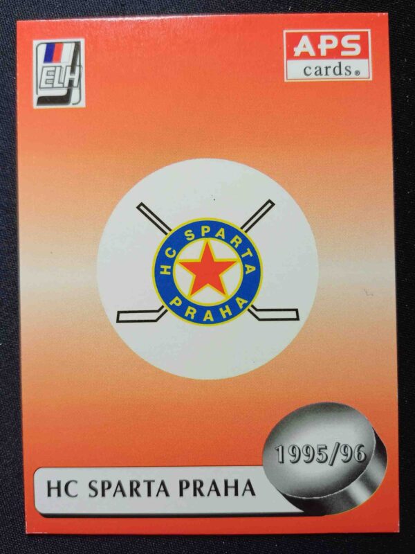 1995/1996 APS Cards Base Logo HC Sparta Praha Inzert
