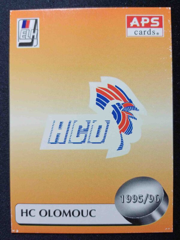 1995/1996 APS Cards Base Logo HC Olomouc Inzert