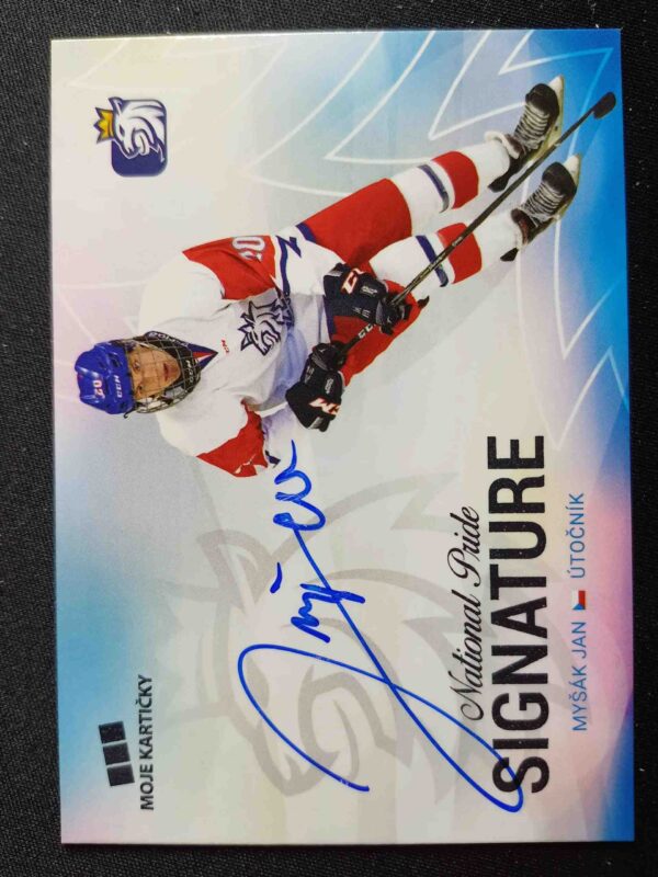 2018/2019 Moje Kartičky Národní Tým National Pride NPS-MJ Jan Mysak AUTO 02/30