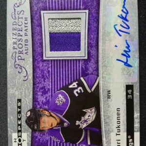 2007/2008 Fleer Hot Prospects Prized Prospects 222 Lauri Tukonen AUTO Patch 114/399