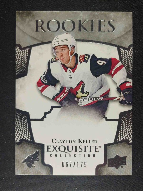2017/2018 Upper Deck Ice Exquisite Collection Exquisite Rookies R-26 Clayton Keller Inzert 067/175
