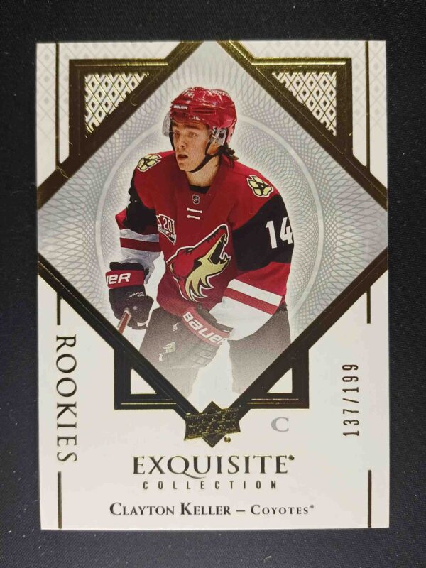 2017/2018 Upper Deck Black Diamond Exquisite Collection Exquisite Rookies R-CK Clayton Keller Inzert 137/199