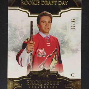 2017/2018 Upper Deck Black Diamond Exquisite Collection Exquisite Rookie Draft Day RDD-CK Clayton Keller Inzert 12/99