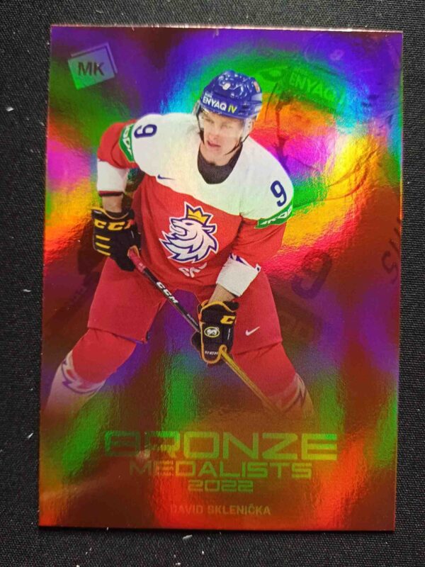 2021/2022 Moje Kartičky Reprezentace Bronze Medallist BM-09 David Sklenička Inzert