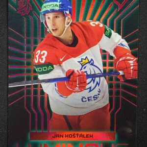 2024 Sportzoo Hokejové Česko Luminous Red LS-10 Jan Košťálek Inzert