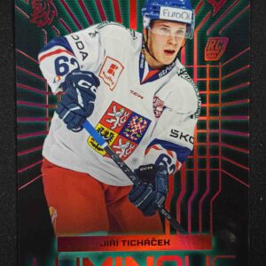2024 Sportzoo Hokejové Česko Luminous Red LS-13 Jiří Ticháček Inzert