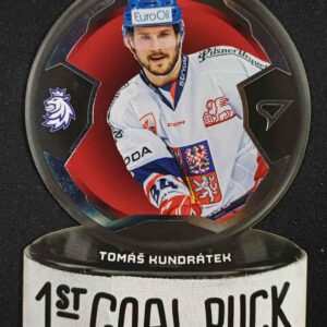 2024 Sportzoo Hokejové Česko 1st Goal Puck GP-05 Tomáš Kundrátek Inzert