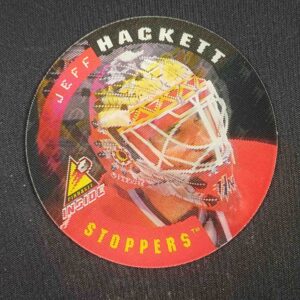1997/1998 Pinnacle Inside Stoppers 8 Jeff Hackett Inzert