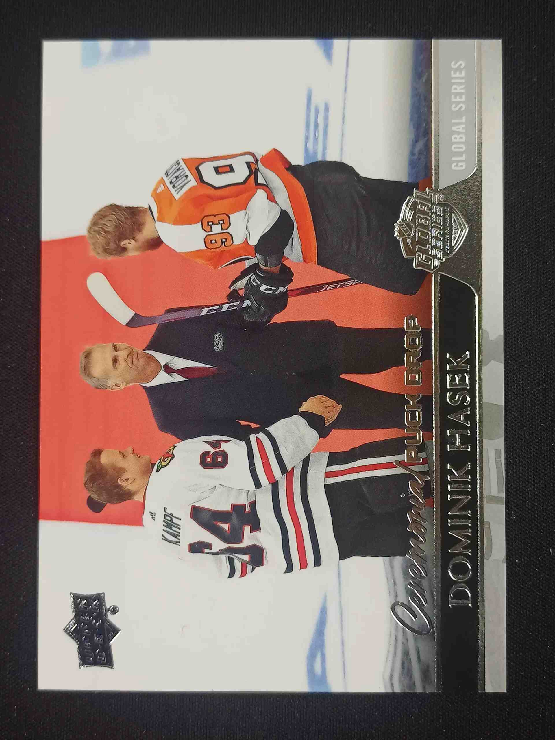 2020/2021 Upper Deck Series 1 Ceremonial Puck Drop CPD-6 Dominik Hašek Inzert