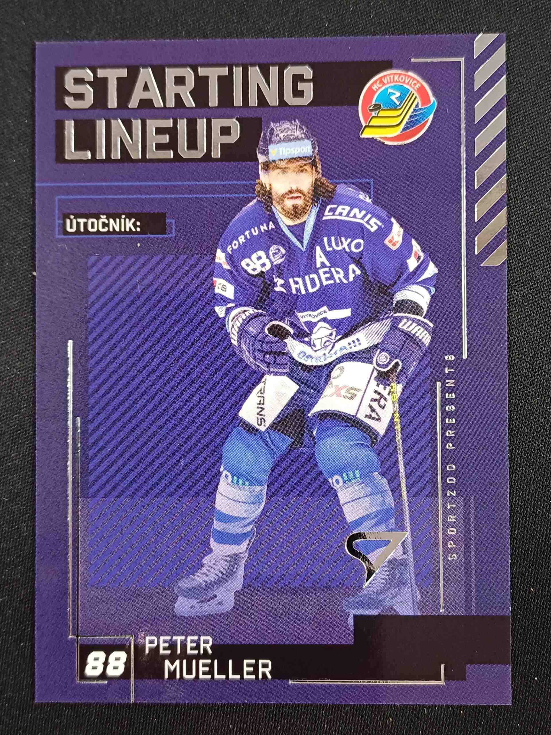 2023/2024 Sportzoo Serie 2 Starting Lineup SL-24 Peter Mueller Inzert