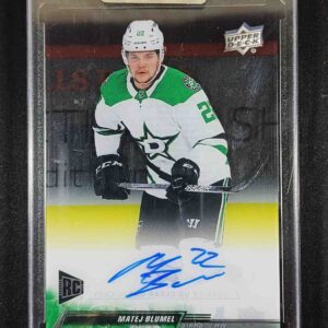 2022/2023 Upper Deck Clear Cut Base CC-BL Matej Blumel AUTO