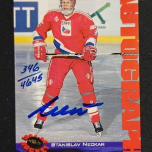 1994/1995 Classic 1994 Rookie Autographs STNE Stanislav Neckar AUTO 346/4645