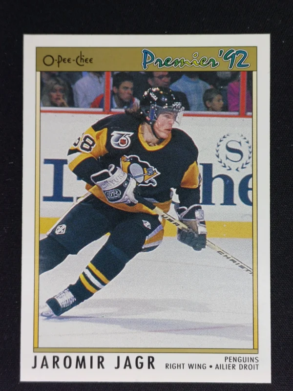 1991/1992 O-Pee-Chee Premier 92 Base 24 Jaromír Jágr